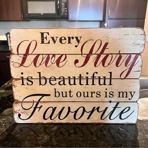 Wall decor that hung on my wall in the living room.